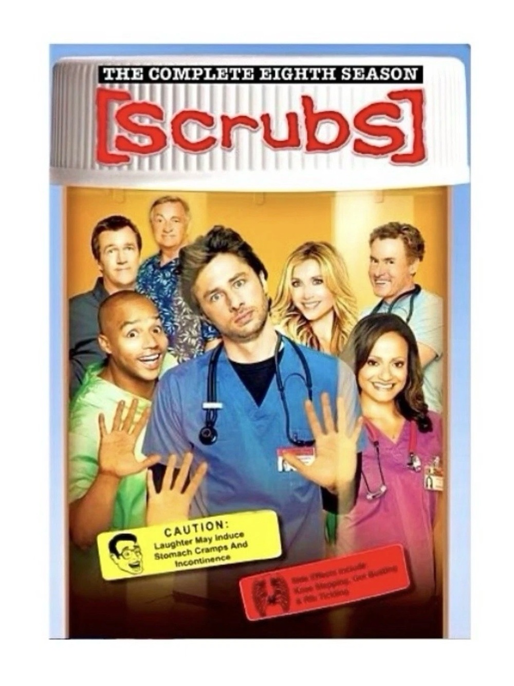 Scrubs: Season 8 (DVD, 2009, 3-Disc Set)